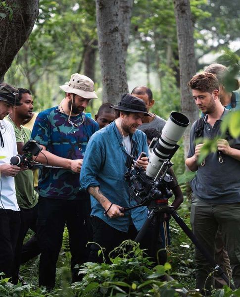 filming in jalthal Nepal with carlos